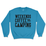 Weekends, Coffee, & Camping Sweatshirt