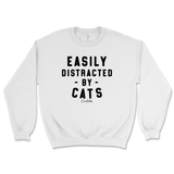 Easily Distracted By Cats Sweatshirt