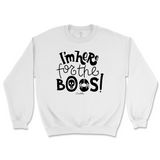 I'm Here for the Boos Halloween Sweatshirt