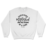 Surviving Motherhood One Meltdown At A Time Sweatshirt