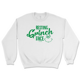 Resting Grinch Face Christmas Sweatshirt