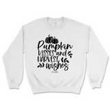 Pumpkin Kisses and Harvest Wishes Fall Sweatshirt