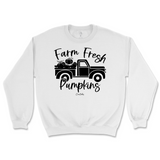 Farm Fresh Pumpkin Truck Fall Sweatshirt