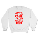 Run On Coffee And Christmas Cheer Sweatshirt