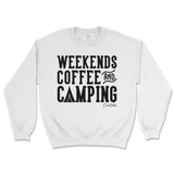 Weekends, Coffee, & Camping Sweatshirt