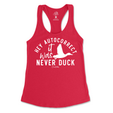 Hey Autocorrect, It Was Never Duck Tank