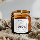 Rustic Lodge 9oz Amber Jar Candle