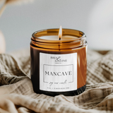 Mancave Amber 9oz Jar Candle