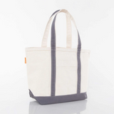 Medium Heavyweight Canvas Tote - Gray