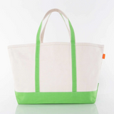 Large Heavyweight Canvas Tote - Green