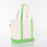 Medium Heavyweight Canvas Tote - Green