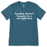 Healing Doesn't Happen in a Straight Line T-Shirt