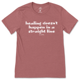 Healing Doesn't Happen in a Straight Line T-Shirt