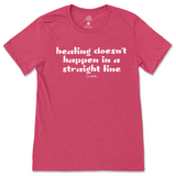 Healing Doesn't Happen in a Straight Line T-Shirt