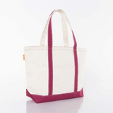 Medium Heavyweight Canvas Tote - Maroon