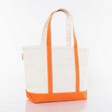 Medium Heavyweight Canvas Tote - Orange