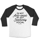 Selectively Social Raglan