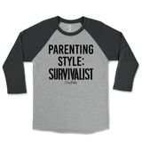 Parenting Style Survivalist Raglan