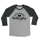 Anti-Social Butterfly Raglan