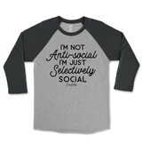 Selectively Social Raglan