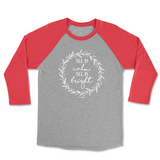 All Is Calm, All Is Bright Christmas Raglan