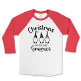 Christmas With My Gnomies Raglan