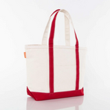 Medium Heavyweight Canvas Tote - Red