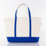 Large Heavyweight Canvas Tote - Royal Blue