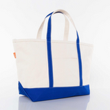 Large Heavyweight Canvas Tote - Royal Blue