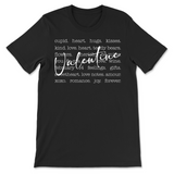 Valentine Words Valentine's Day T-Shirt