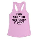 Fluent in Silence Tank