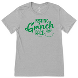 Resting Grinch Face Christmas T-Shirt