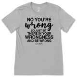 Just Sit There In Your Wrongness T-Shirt