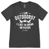 Outdoorsy Drinks On The Patio T-Shirt