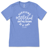 Surviving Motherhood One Meltdown At A Time T-Shirt