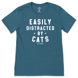 Easily Distracted By Cats T-Shirt