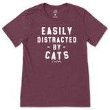 Easily Distracted By Cats T-Shirt