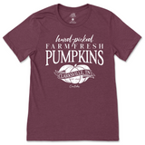 Hand-Picked Farm Fresh Pumpkins Fall T-Shirt - Clarksville, TN