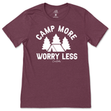 Camp More Worry Less T-Shirt