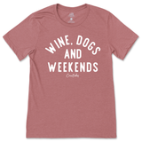 Wine, Dogs, and Weekends T-Shirt