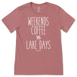 Weekends, Coffee, and Lake Days T-Shirt