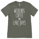 Weekends, Coffee, and Lake Days T-Shirt