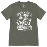 Just A Girl Who Loves Peckers T-Shirt