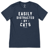 Easily Distracted By Cats T-Shirt