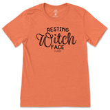 Resting Witch Face Halloween T-Shirt