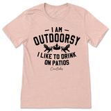 Outdoorsy Drinks On The Patio T-Shirt