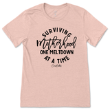 Surviving Motherhood One Meltdown At A Time T-Shirt