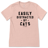 Easily Distracted By Cats T-Shirt