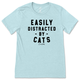 Easily Distracted By Cats T-Shirt