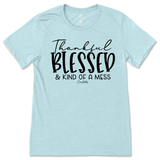 Thankful, Blessed, Kind of a Mess T-Shirt